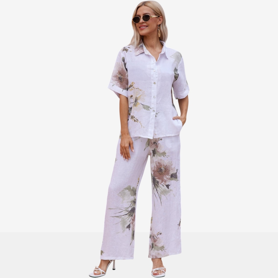 Image 119813_WHT.jpg, Product 119-813 / Price $39.33, Orange Fashion Village Flora's Graceful Pant from Orange Fashion Village on TSC.ca's Fashion department
