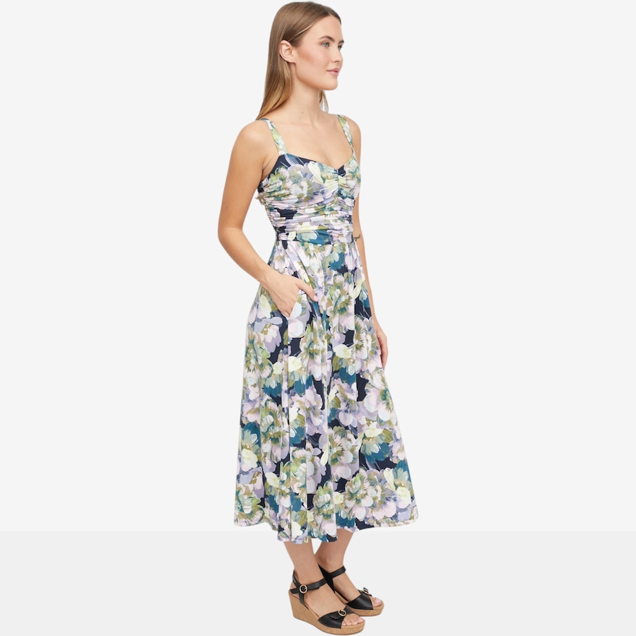 Image 119814_ALTMORE2.jpg, Product 119-814 / Price $49.88, Hailey Lyn Midi Length Dress with Shirred Bodice from Hailey Lyn on TSC.ca's Fashion department