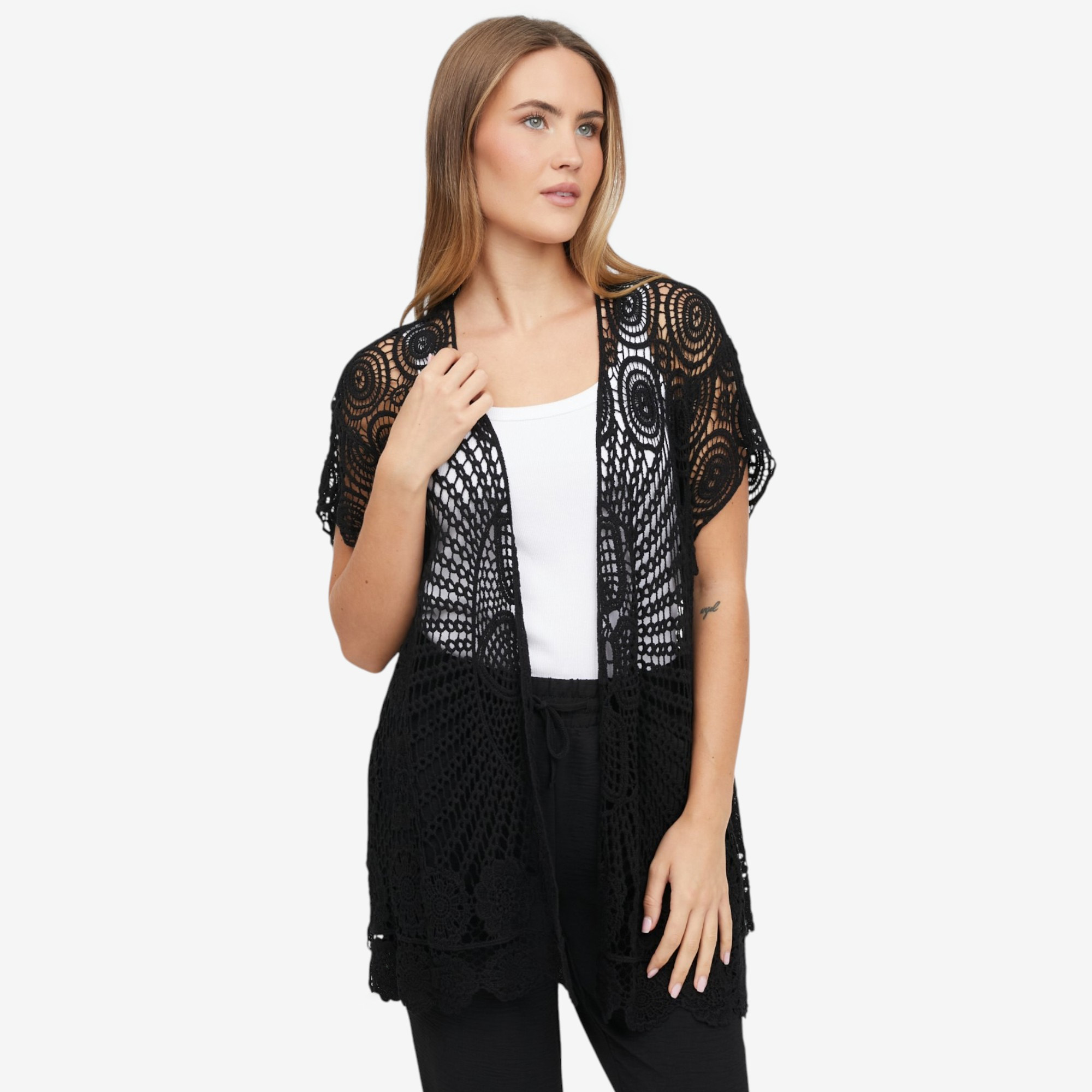 Hailey Lyn Crochet Cardigan - TSC.ca