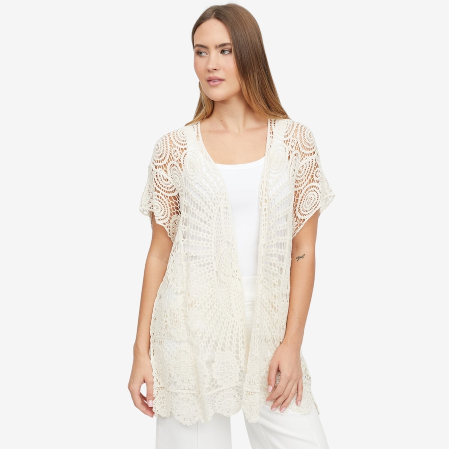 Image 119815_NAT.jpg, Product 119-815 / Price $69.99, Hailey Lyn Crochet Cardigan from Hailey Lyn on TSC.ca's Fashion department