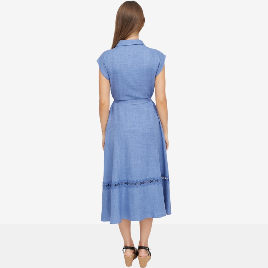 Image 119817_ALTMORE4.jpg, Product 119-817 / Price $34.88, Hailey Lyn Collared Cap Sleeve Crochet Shirtdress from Hailey Lyn on TSC.ca's Fashion department