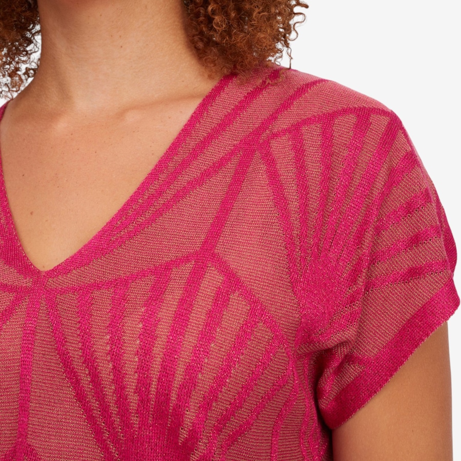 Image 119859_ALTMORE3.jpg, Product 119-859 / Price $109.99, Aggel Lurex-Lyocell Short Sleeved Blouse from Aggel on TSC.ca's Fashion department