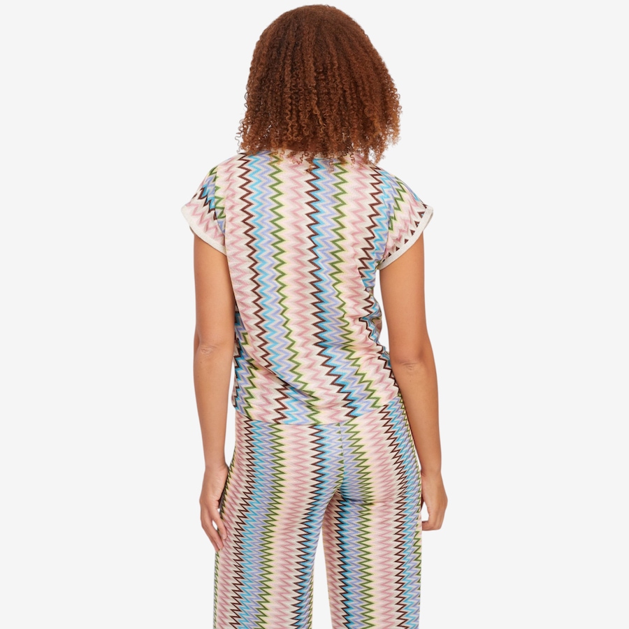 Image 119862_ALTMORE4.jpg, Product 119-862 / Price $94.99, Aggel Zig Zag Blouse with Knitted Details from Aggel on TSC.ca's Fashion department
