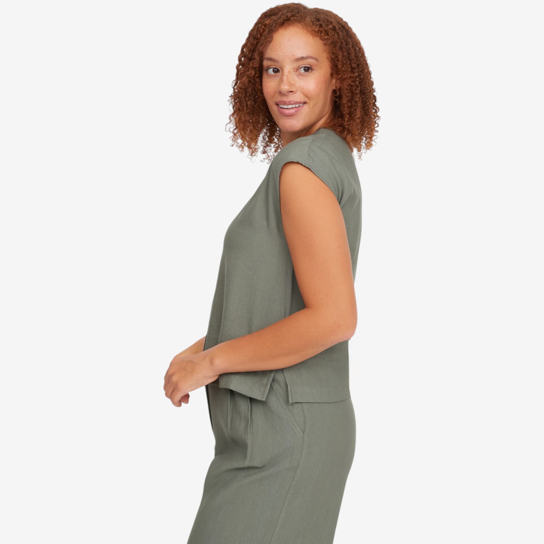 トップス Bristol Aggel Seersucker Top with Knitted Details - TSC.ca