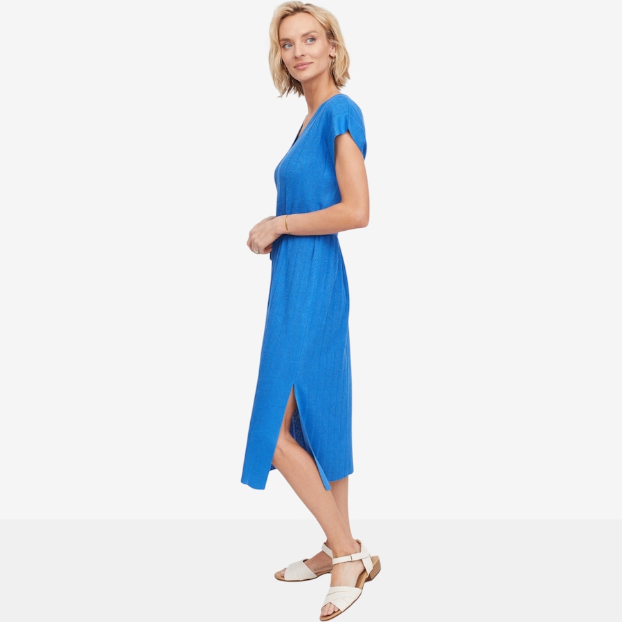 Image 119870_ALTMORE2.jpg, Product 119-870 / Price $169.99, Aggel Lurex V-Neck Midi Knitted Dress from Aggel on TSC.ca's Fashion department