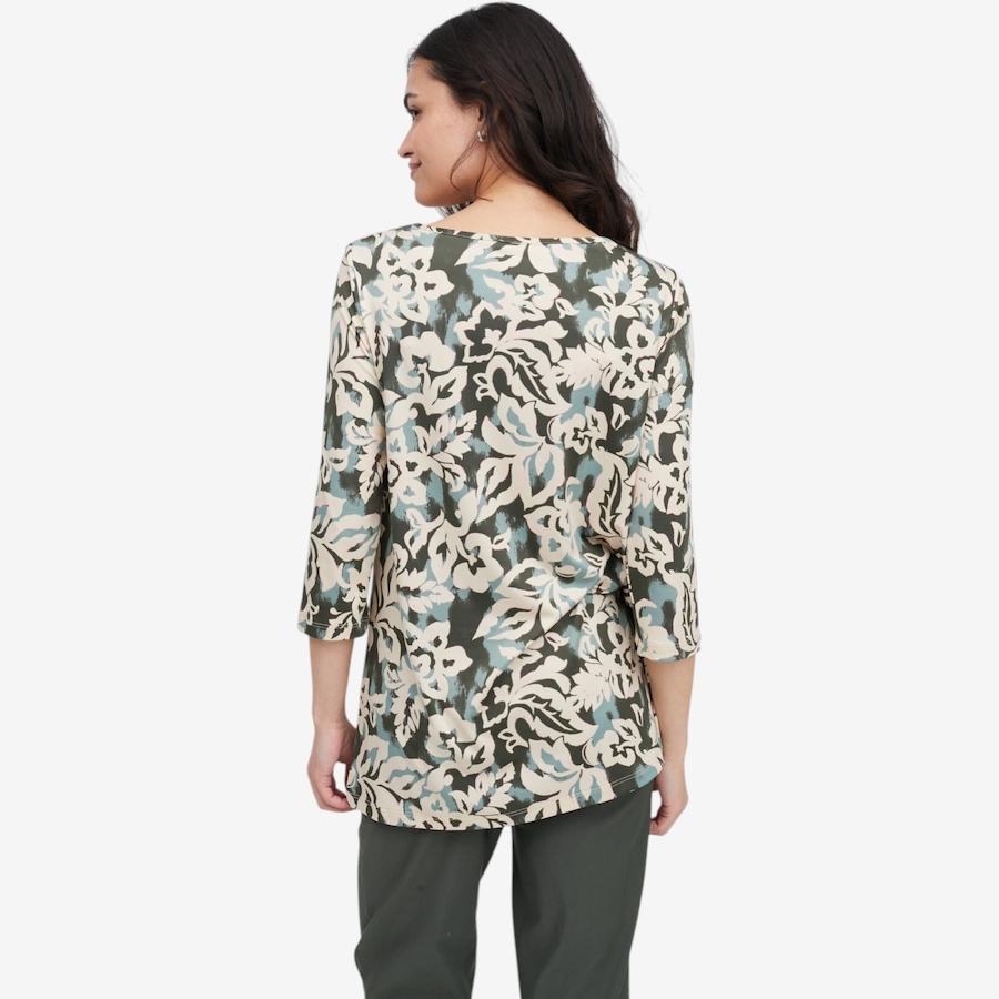 Image 119874_ALTMORE2.jpg, Product 119-874 / Price $49.88, Kim & Co. Brazil Knit 3/4 Sleeve Tunic with Slits from Kim & Co. on TSC.ca's Fashion department