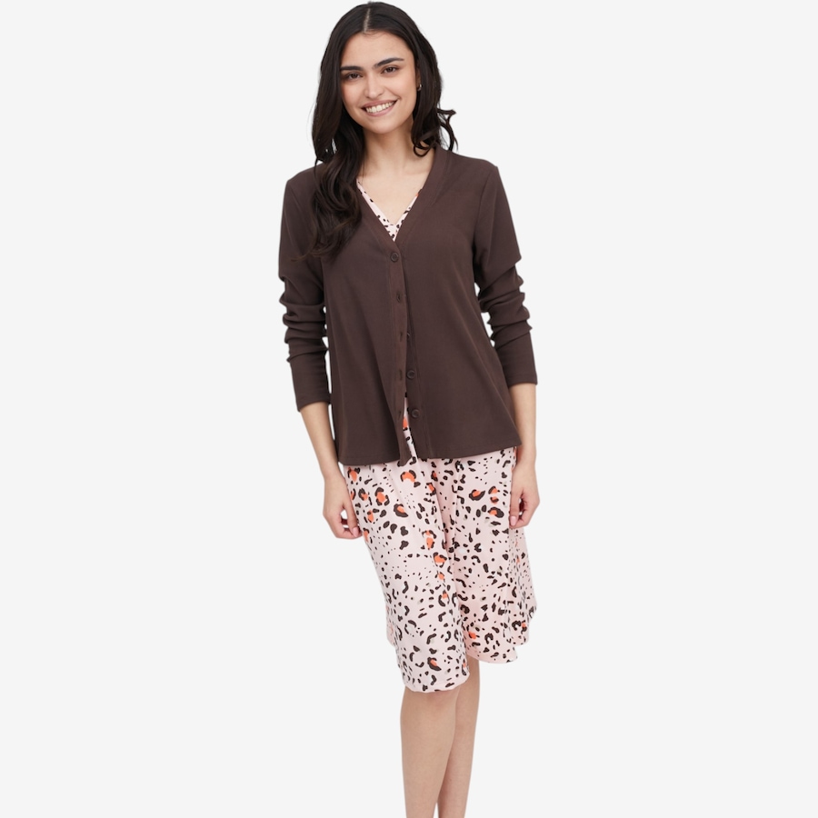 Image 119877_CHBRN.jpg, Product 119-877 / Price $34.88, Kim & Co. Soft Rib Knit Button Front Cardigan from Kim & Co. on TSC.ca's Fashion department