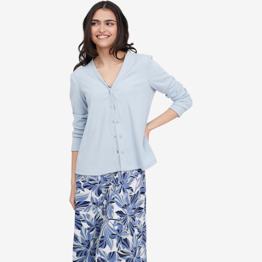 Image 119877_DUSBE.jpg, Product 119-877 / Price $34.88, Kim & Co. Soft Rib Knit Button Front Cardigan from Kim & Co. on TSC.ca's Fashion department