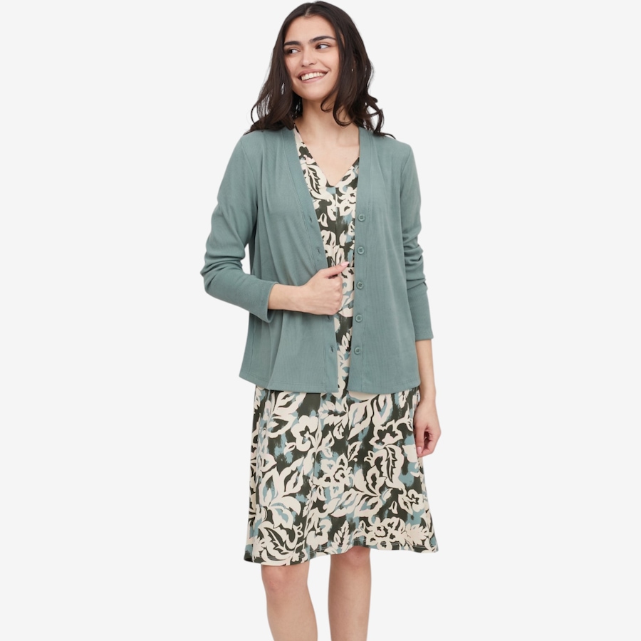 Image 119877_SOFSE.jpg, Product 119-877 / Price $34.88, Kim & Co. Soft Rib Knit Button Front Cardigan from Kim & Co. on TSC.ca's Fashion department