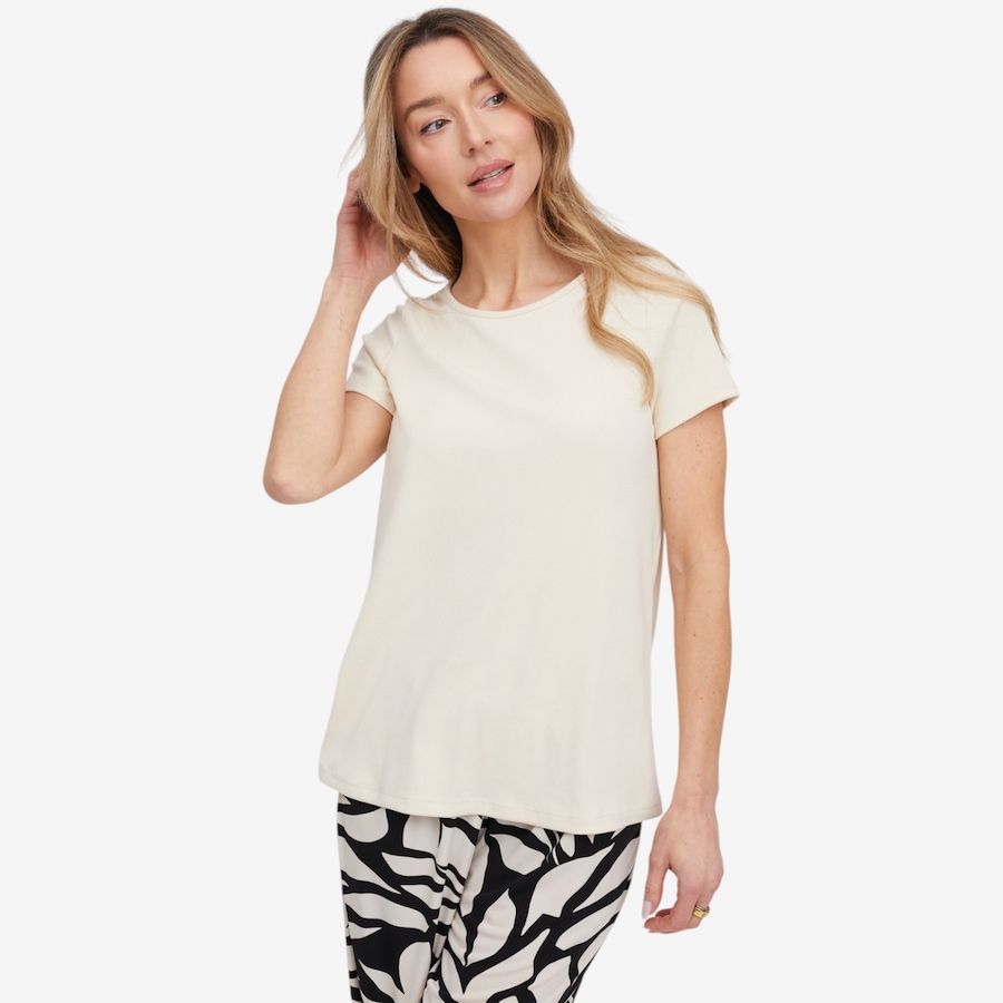 Image 119878_VAN.jpg, Product 119-878 / Price $24.33, Kim & Co. Soft Rib Knit Short Sleeve Top from Kim & Co. on TSC.ca's Fashion department
