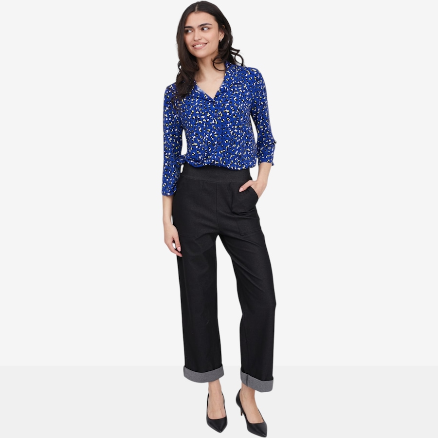 Image 119879_ALTMORE2.jpg, Product 119-879 / Price $44.88, Kim & Co. Deluxe Denim Knit Ankle Length Cuffed Pant from Kim & Co. on TSC.ca's Fashion department