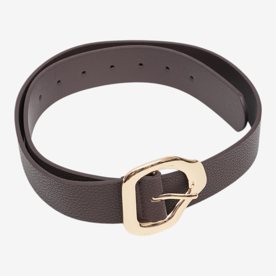 Image 119882_BRN.jpg, Product 119-882 / Price $24.33, Kim & Co. Abstract Buckle Belt from Kim & Co. on TSC.ca's Fashion department