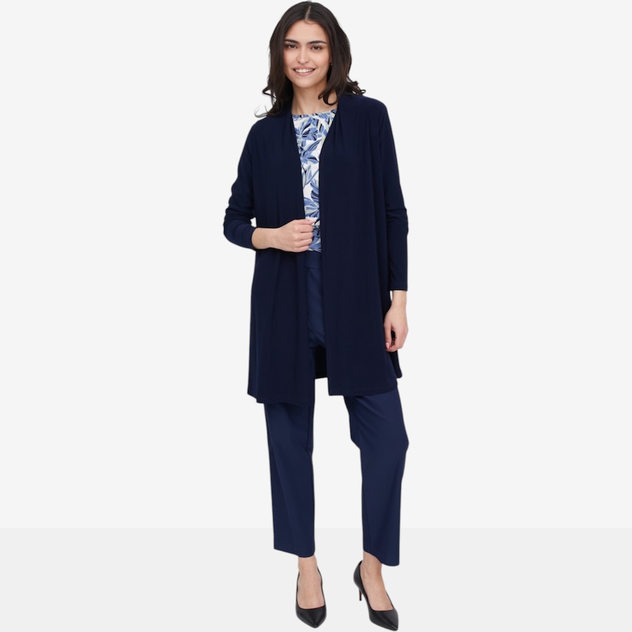 Image 119883_ALTMORE1.jpg, Product 119-883 / Price $29.33, Kim & Co. Deluxe Brazil Knit Long Cardigan with Slits from Kim & Co. on TSC.ca's Fashion department