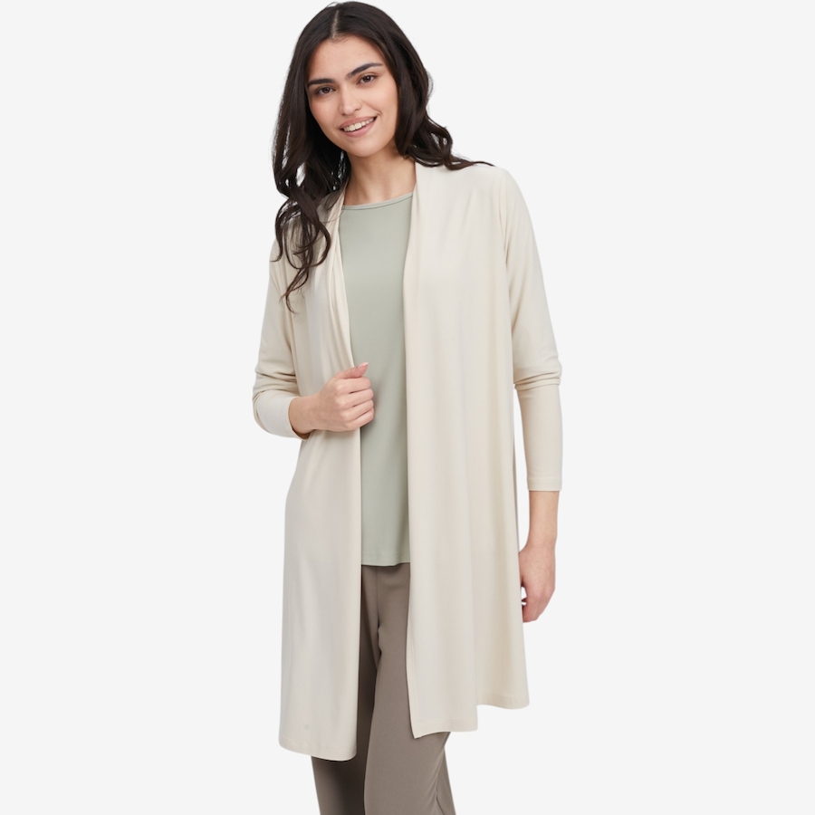 Image 119883_SAN.jpg, Product 119-883 / Price $29.33, Kim & Co. Deluxe Brazil Knit Long Cardigan with Slits from Kim & Co. on TSC.ca's Fashion department