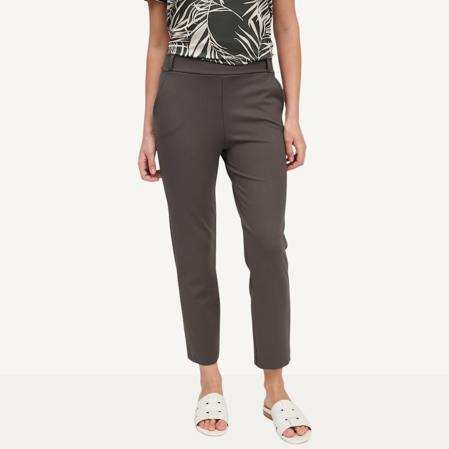Image 119886_SVS.jpg, Product 119-886 / Price $44.88, Kim & Co. Stretch Ponte Knit Ankle Length Audrey Narrow Leg Pant from Kim & Co. on TSC.ca's Fashion department