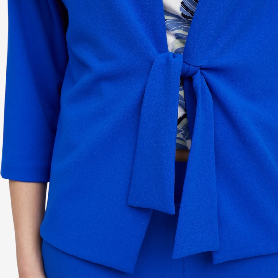 Image 119888_ALTMORE1.jpg, Product 119-888 / Price $29.88, Kim & Co. Ponte Crepe 3/4 Sleeve Tie Front Short Blazer from Kim & Co. on TSC.ca's Fashion department