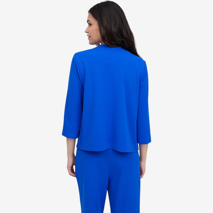 Image 119888_ALTMORE6.jpg, Product 119-888 / Price $29.88, Kim & Co. Ponte Crepe 3/4 Sleeve Tie Front Short Blazer from Kim & Co. on TSC.ca's Fashion department