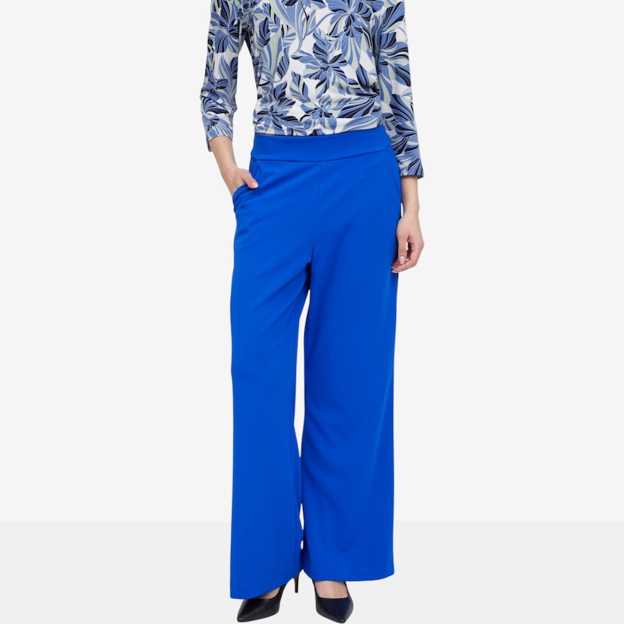 Image 119889_RBU.jpg, Product 119-889 / Price $39.88, Kim & Co. Ponte Crepe Vivienne Wide Leg Pant from Kim & Co. on TSC.ca's Fashion department