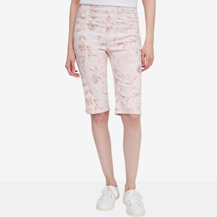 Image 119892_PKF.jpg, Product 119-892 / Price $39.88, Diane Gilman Printed Pull-On Bermuda Short from DG2 by Diane Gilman on TSC.ca's Fashion department