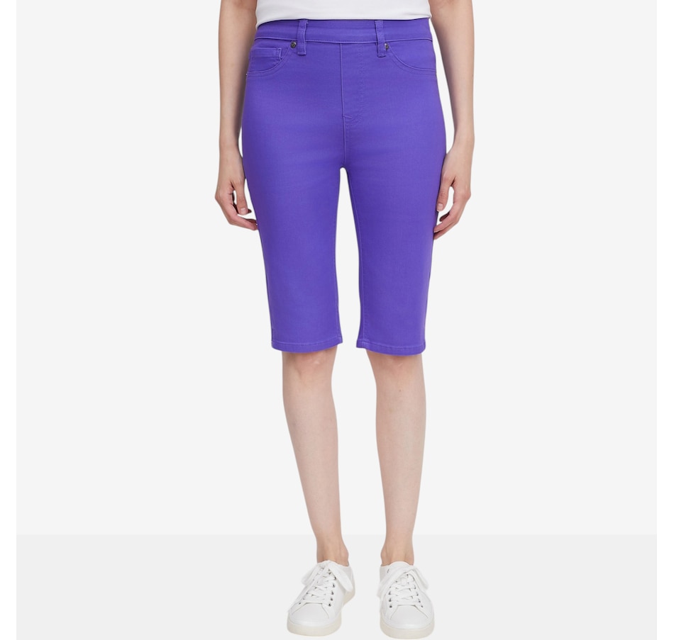 Image 119893_PUR.jpg, Product 119-893 / Price $59.99, Diane Gilman Pull-On Bermuda Short from DG2 by Diane Gilman on TSC.ca's Fashion department