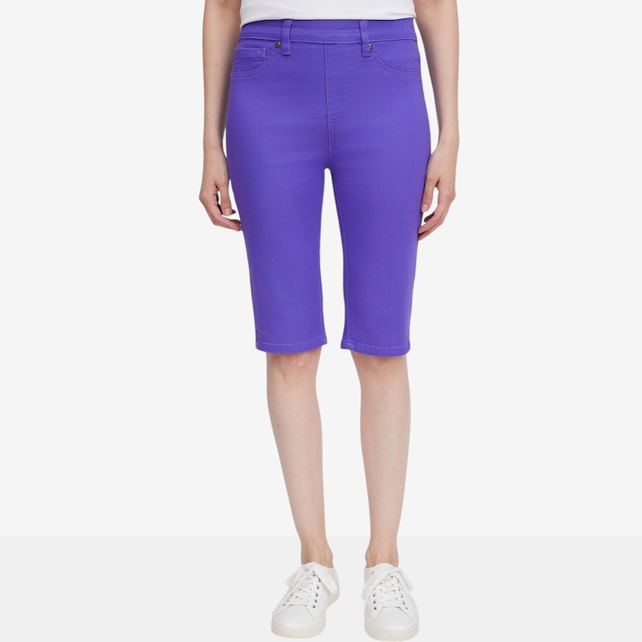 Image 119893_PUR.jpg, Product 119-893 / Price $49.88, Diane Gilman Pull-On Bermuda Short from DG2 by Diane Gilman on TSC.ca's Fashion department