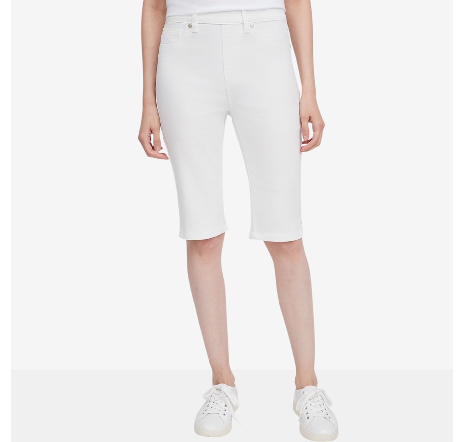 Image 119893_WHT.jpg, Product 119-893 / Price $59.99, Diane Gilman Pull-On Bermuda Short from DG2 by Diane Gilman on TSC.ca's Fashion department