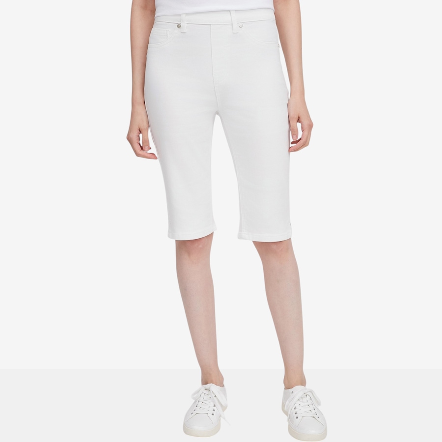Image 119893_WHT.jpg, Product 119-893 / Price $49.88, Diane Gilman Pull-On Bermuda Short from DG2 by Diane Gilman on TSC.ca's Fashion department