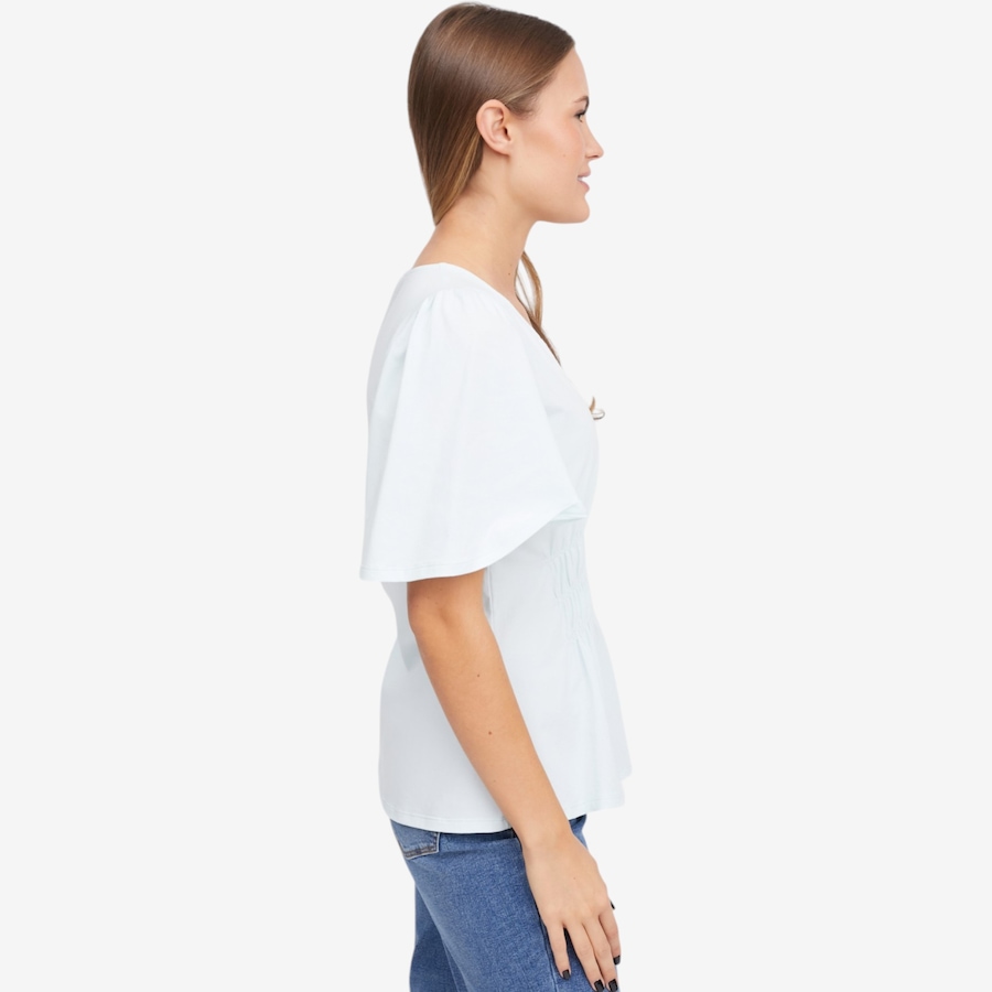 Image 119896_ALTMORE3.jpg, Product 119-896 / Price $49.88, Diane Gilman Shirred Flutter Sleeve Top from DG2 by Diane Gilman on TSC.ca's Fashion department