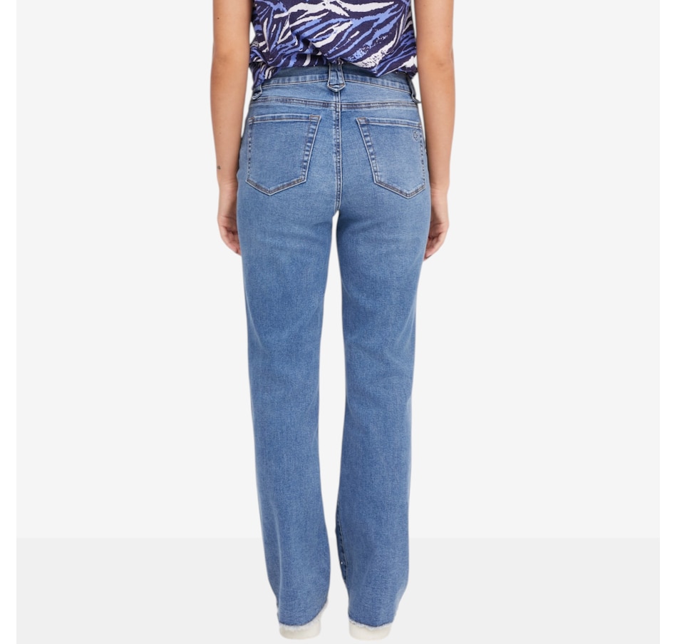 Image 119901_ALTMORE4.jpg, Product 119-901 / Price $114.99, Diane Gilman Western Embellished Fray Bootcut Jean from DG2 by Diane Gilman on TSC.ca's Fashion department