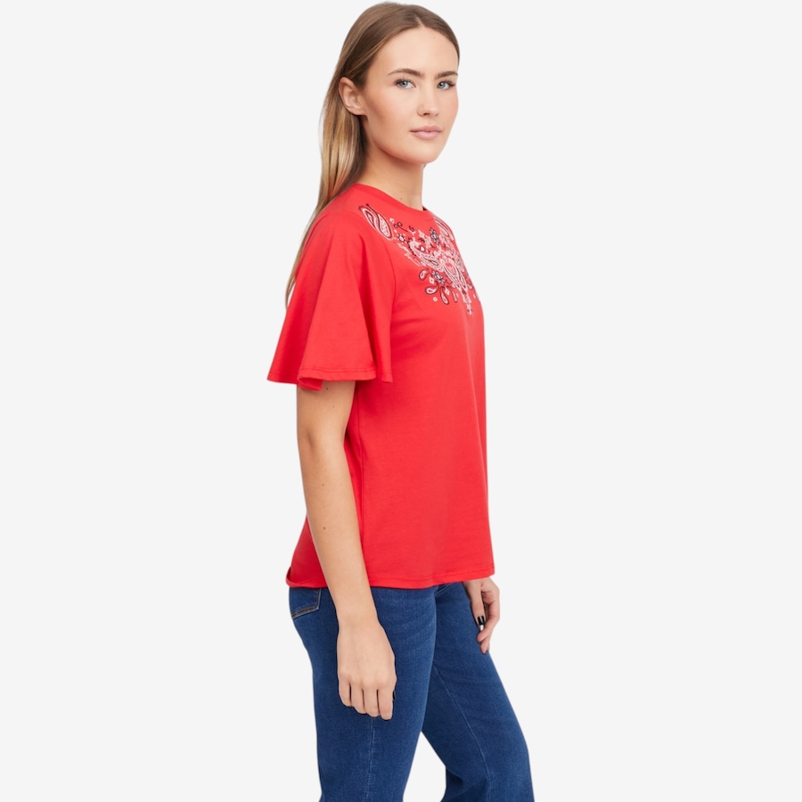 Image 119903_ALTMORE3.jpg, Product 119-903 / Price $24.33, Diane Gilman Embellished Flutter Sleeve Tee from DG2 by Diane Gilman on TSC.ca's Fashion department
