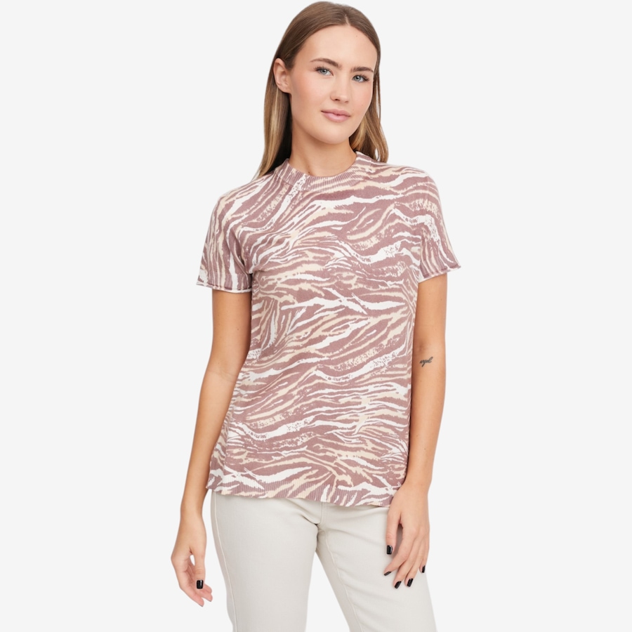 Image 119906_SWDZB.jpg, Product 119-906 / Price $59.88, Diane Gilman Printed Short Sleeve Sweater from DG2 by Diane Gilman on TSC.ca's Fashion department