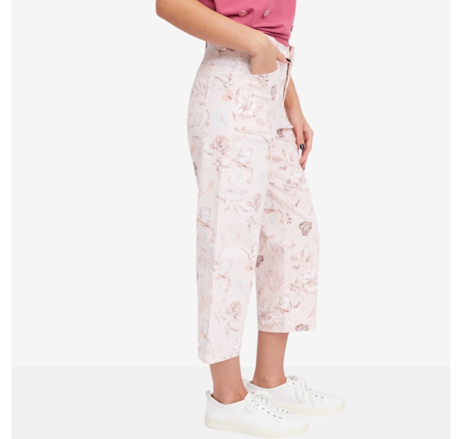 Image 119907_ALTMORE3.jpg, Product 119-907 / Price $84.99, Diane Gilman Printed Utility Relaxed Crop Pant from DG2 by Diane Gilman on TSC.ca's Fashion department
