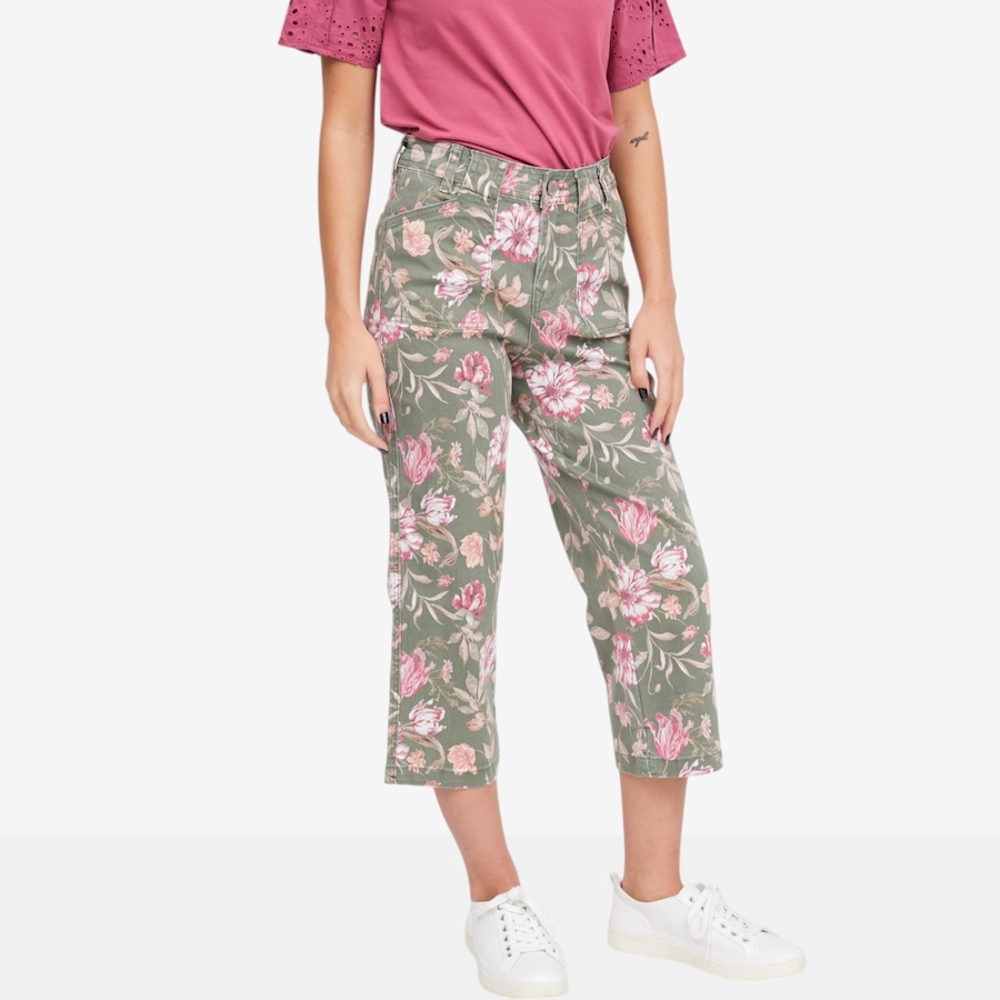 Image 119907_GRFR.jpg, Product 119-907 / Price $54.88, Diane Gilman Printed Utility Relaxed Crop Pant from DG2 by Diane Gilman on TSC.ca's Fashion department