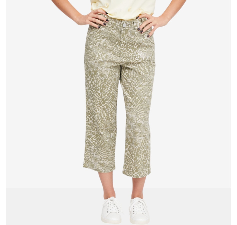 Image 119907_OLIAL.jpg, Product 119-907 / Price $84.99, Diane Gilman Printed Utility Relaxed Crop Pant from DG2 by Diane Gilman on TSC.ca's Fashion department