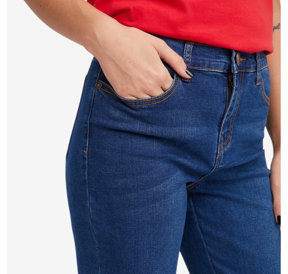 Image 119908_ALTMORE1.jpg, Product 119-908 / Price $89.99, Diane Gilman Printed Star Panel Flare Jean from DG2 by Diane Gilman on TSC.ca's Fashion department