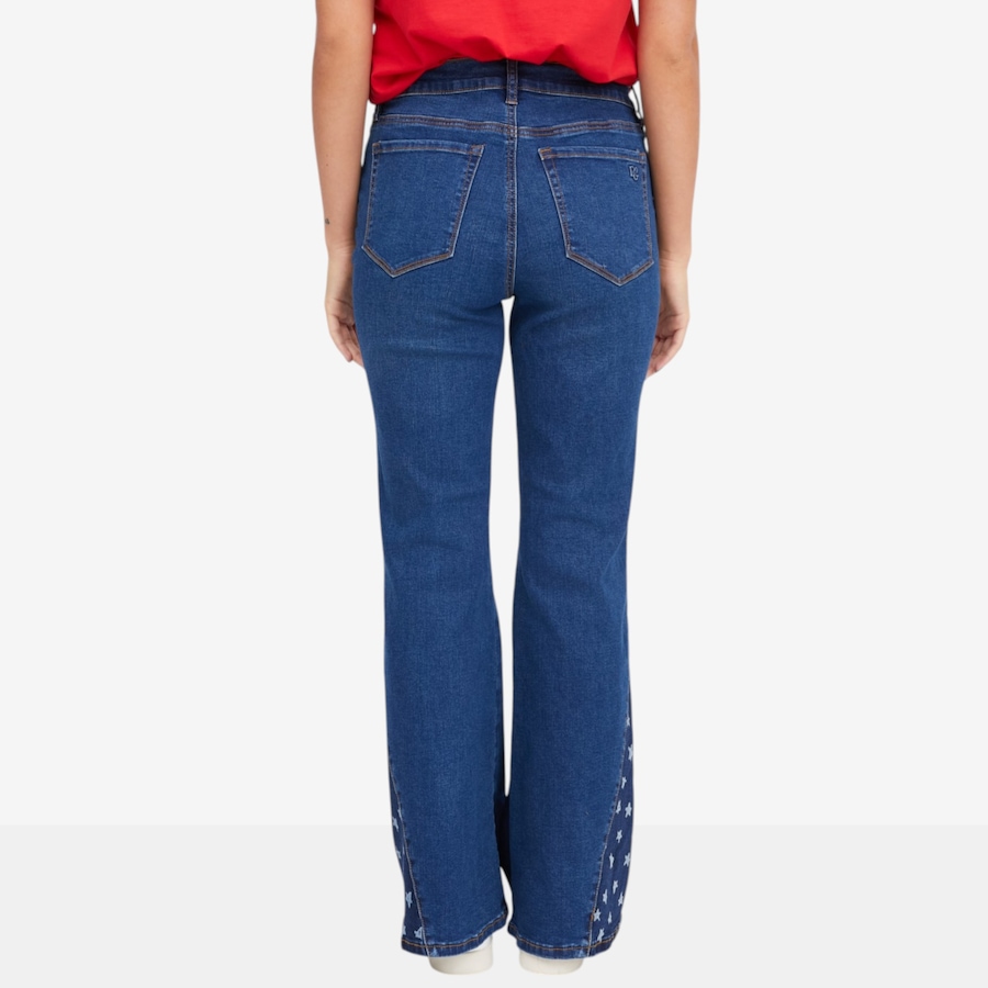 Image 119908_ALTMORE3.jpg, Product 119-908 / Price $54.88, Diane Gilman Printed Star Panel Flare Jean from DG2 by Diane Gilman on TSC.ca's Fashion department