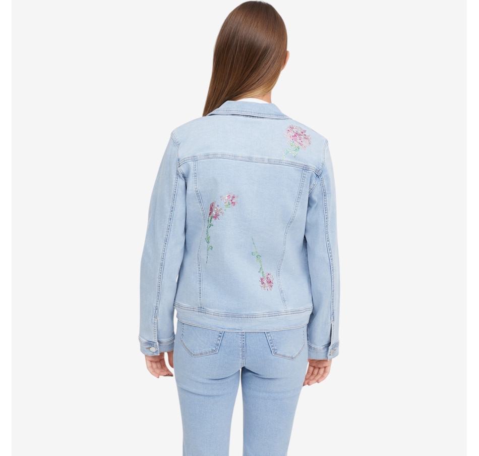 Image 119910_ALTMORE4.jpg, Product 119-910 / Price $149.99, Diane Gilman Crystal Embellished Denim Jacket from DG2 by Diane Gilman on TSC.ca's Fashion department