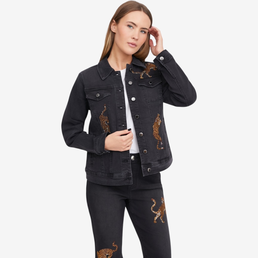 Image 119910_ALTMORE5.jpg, Product 119-910 / Price $89.88, Diane Gilman Crystal Embellished Denim Jacket from DG2 by Diane Gilman on TSC.ca's Fashion department