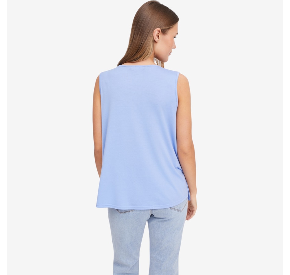 Image 119912_ALTMORE4.jpg, Product 119-912 / Price $59.99, Diane Gilman V-Neck Easy Tank from DG2 by Diane Gilman on TSC.ca's Fashion department