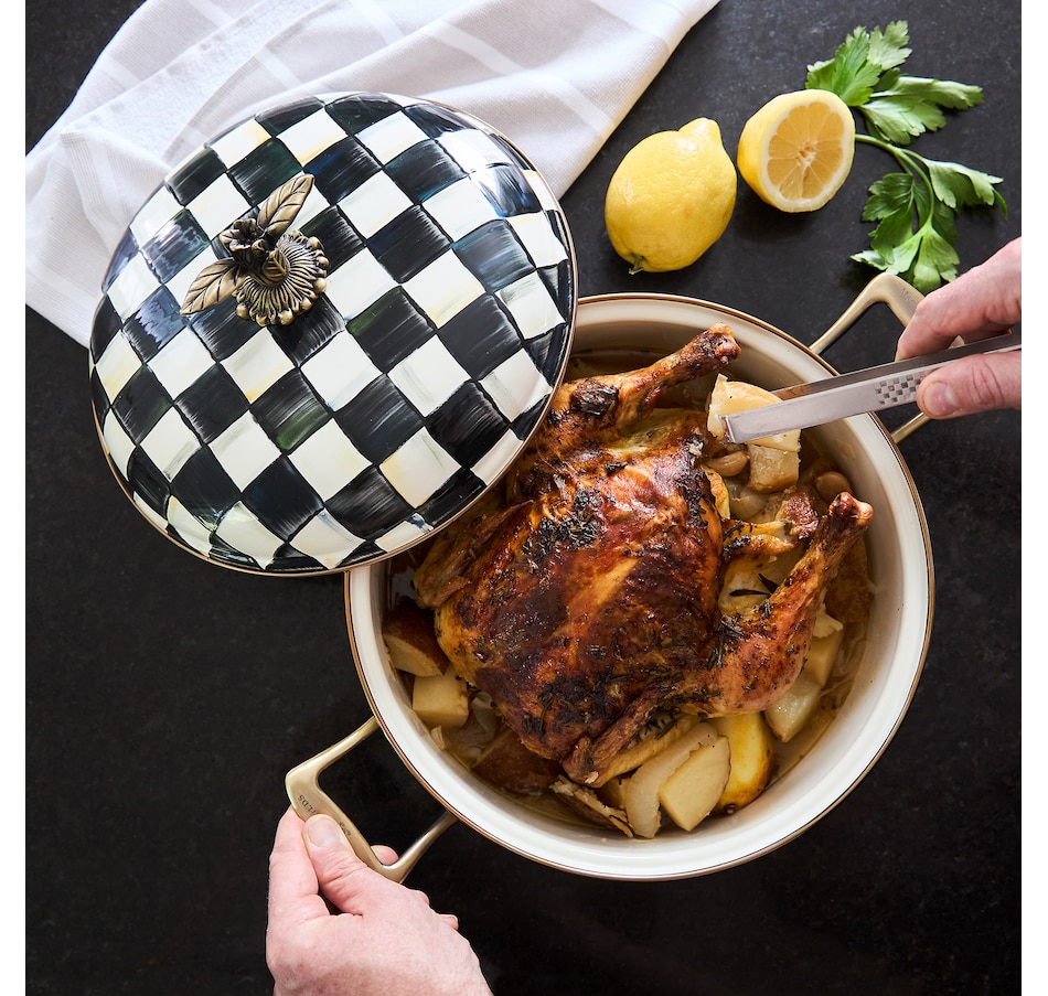 Image 119923_ALTMORE1.jpg, Product 119-923 / Price $336.00, MacKenzie-Childs Courtly Check 5 Quart Casserole Dish from MacKenzie Childs on TSC.ca's Kitchen department