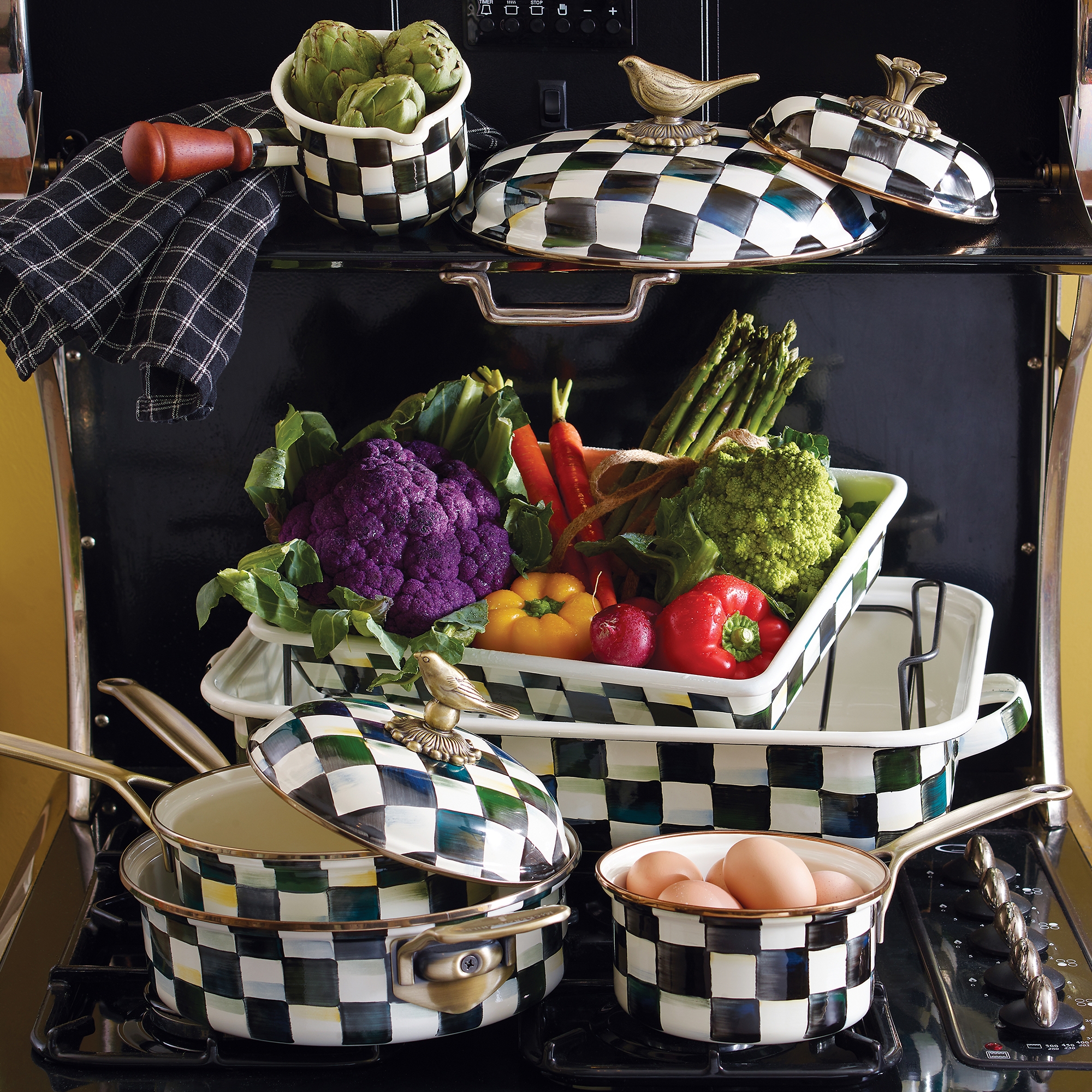 MacKenzie-Childs Courtly Check 5 Quart Casserole Dish - TSC.ca