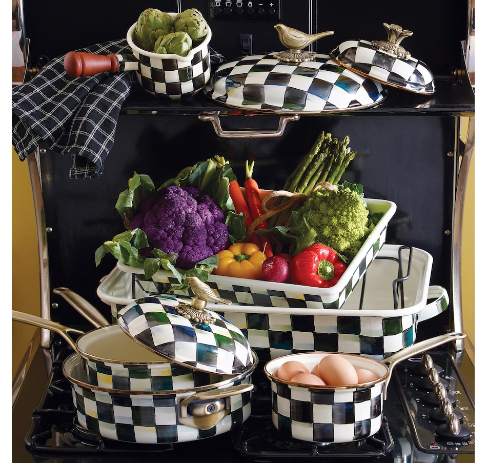 Image 119923_ALTMORE2.jpg, Product 119-923 / Price $336.00, MacKenzie-Childs Courtly Check 5 Quart Casserole Dish from MacKenzie Childs on TSC.ca's Kitchen department