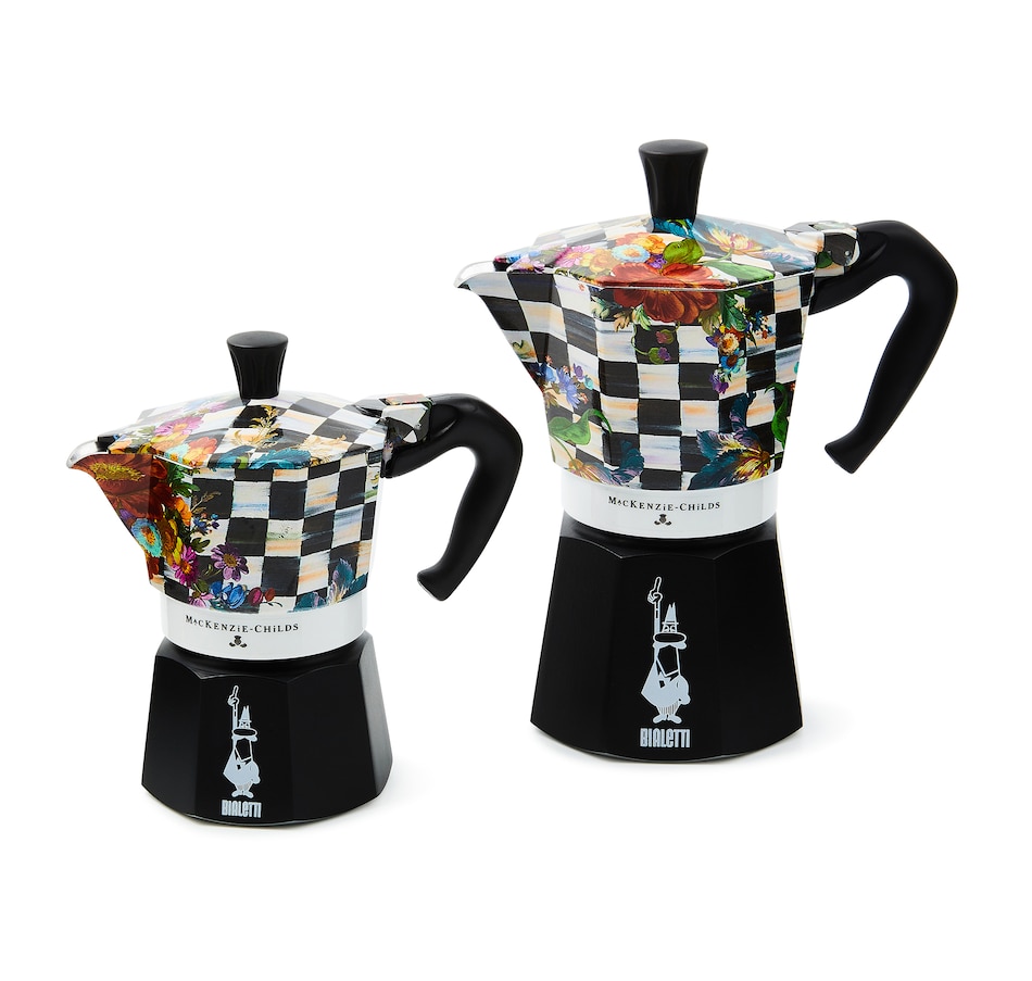 Image 119927_ALTMORE1.jpg, Product 119-927 / Price $133.00 - $160.00, MacKenzie-Childs Courtly Flower Market Moka Pot from MacKenzie Childs on TSC.ca's Kitchen department