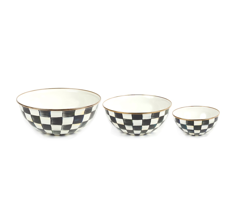 Image 119929_CRYCK.jpg, Product 119-929 / Price $275.00, MacKenzie-Childs Mixing Bowls (set of 3) from MacKenzie Childs on TSC.ca's Kitchen department