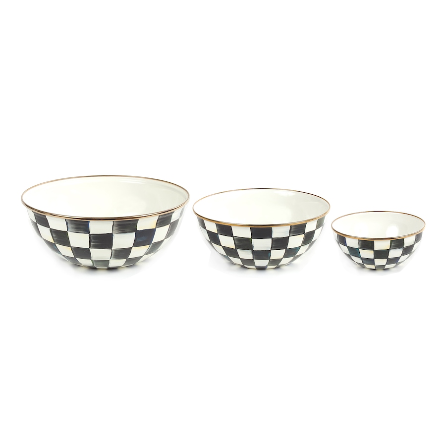 Image 119929_CRYCK.jpg, Product 119-929 / Price $360.00, MacKenzie-Childs Mixing Bowls (set of 3) from MacKenzie Childs on TSC.ca's Kitchen department