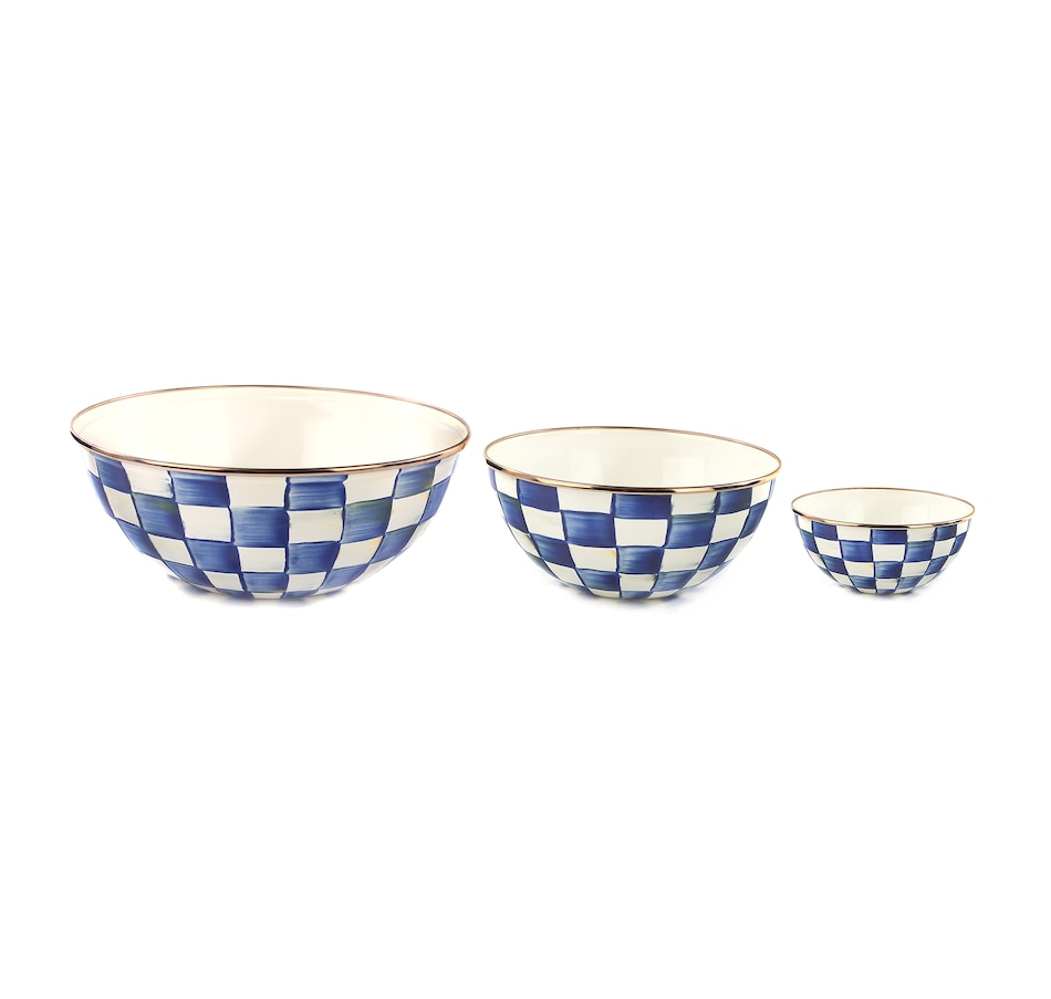 Image 119929_RYLCK.jpg, Product 119-929 / Price $275.00, MacKenzie-Childs Mixing Bowls (set of 3) from MacKenzie Childs on TSC.ca's Kitchen department