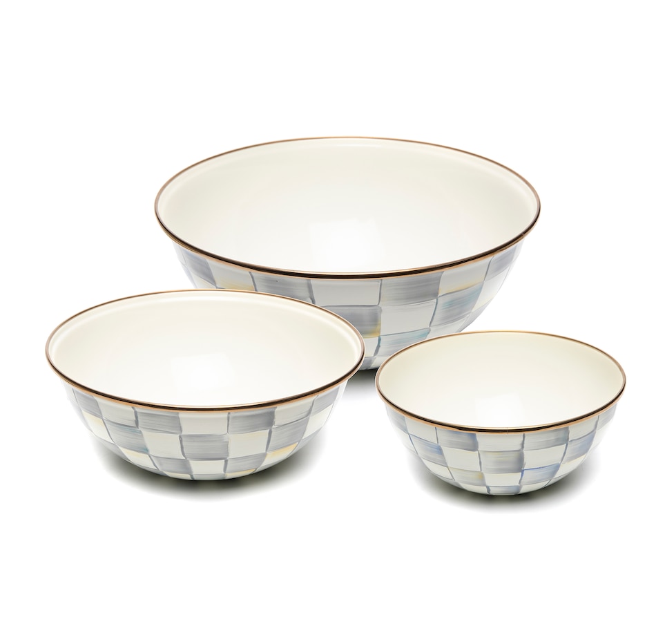 Image 119929_STLCK.jpg, Product 119-929 / Price $275.00, MacKenzie-Childs Mixing Bowls (set of 3) from MacKenzie Childs on TSC.ca's Kitchen department