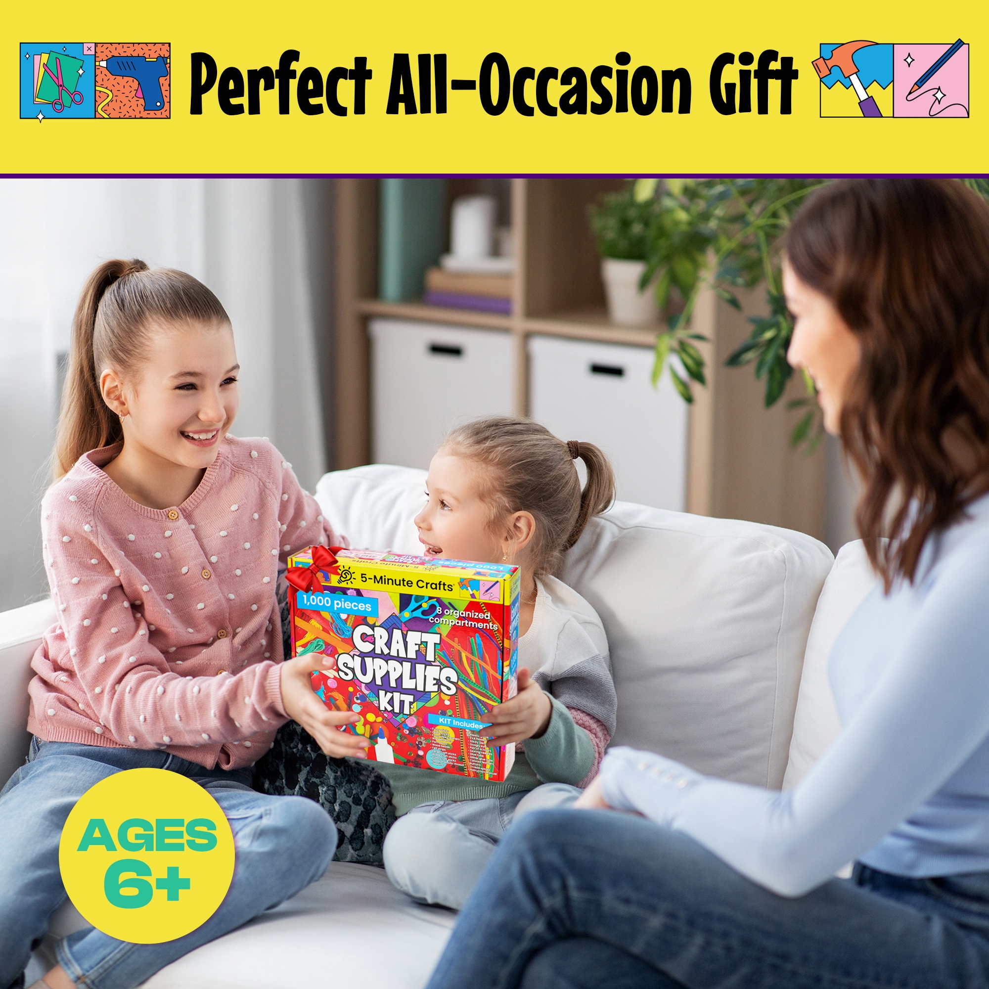 5-Minute Craft 1,000-Piece Craft Supply Kit - TSC.ca