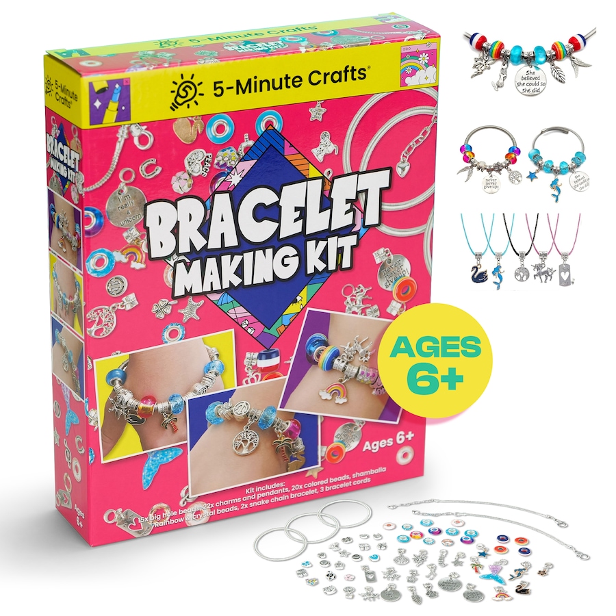 Image 119946.jpg, Product 119-946 / Price $19.88, 5-Minute Craft Bracelet-Making Kit from 5-Minute Crafts on TSC.ca's Toys & Hobbies department