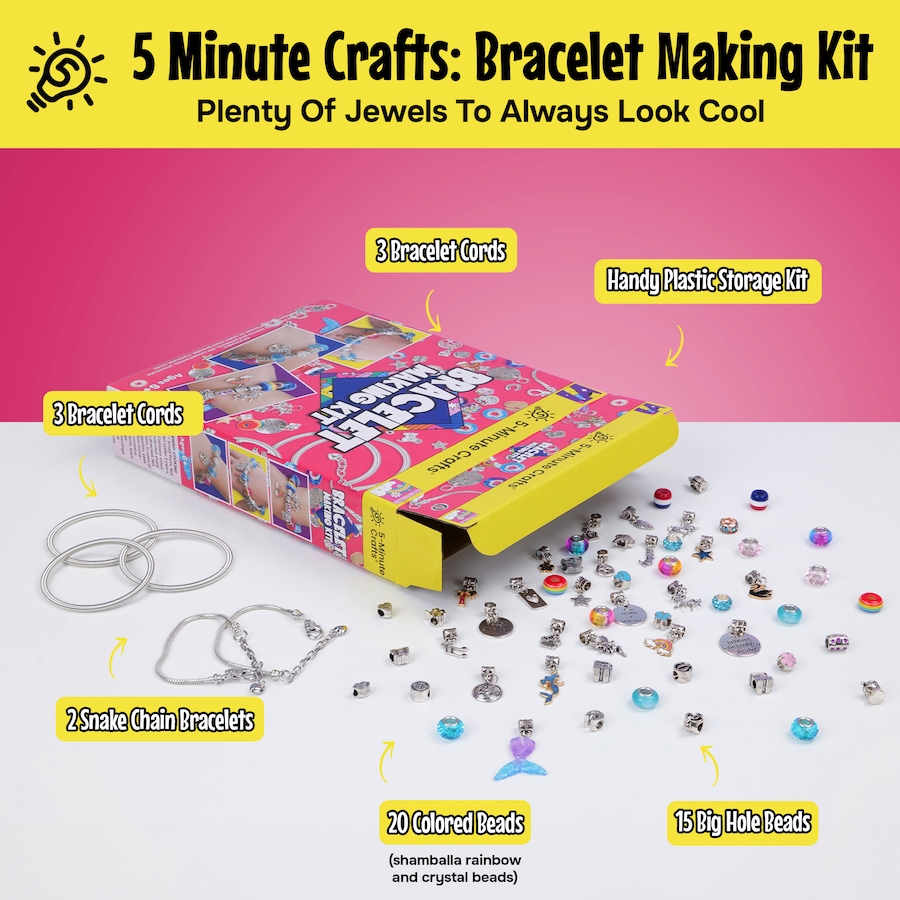 Image 119946_ALTMORE1.jpg, Product 119-946 / Price $19.88, 5-Minute Craft Bracelet-Making Kit from 5-Minute Crafts on TSC.ca's Toys & Hobbies department